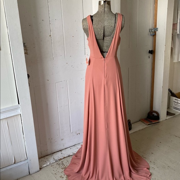 Show Me Your MuMu Jenn Maxi Formal Dress Rustic Mauve - Picture 8 of 13